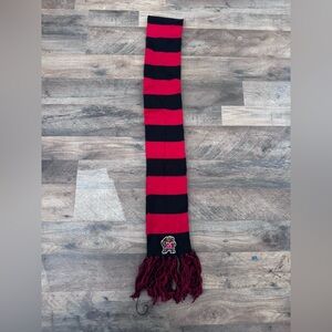University of Maryland Striped Scarf with Logo